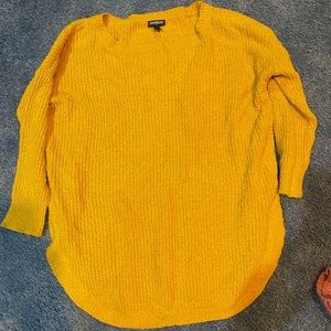 Yellow express sweater